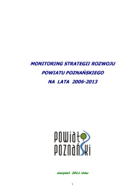 Monitoring Strategii Rozwoju Powiatu Poznańskiego