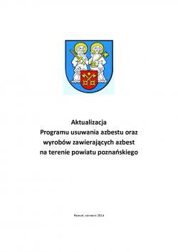 Program usuwania azbestu oraz wyrobów zawierających azbest na terenie Powiatu Poznańskiego