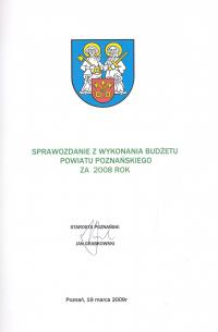 Sprawozdanie - budżet za rok 2008