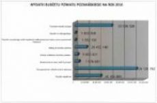 Wykres - wydatki budżetu Powiatu Poznańskiego na rok 2016