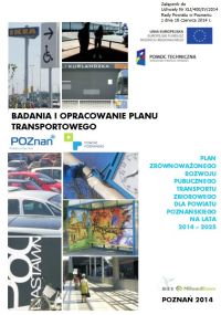 Strona tytułowa - plan rozwoju transportu