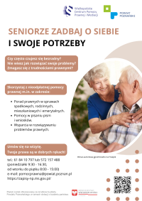 Plakat - Seniorze, zadbaj o siebie