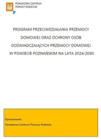 Strona tytułowa - program przeciwdziałania przemocy