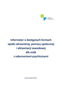 pierwsza strona informatora dla osób z zaburzeniami psychicznymi 2025 r._page-0001