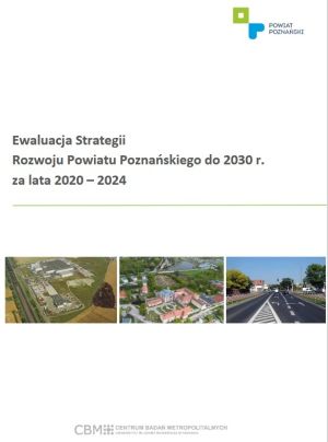 Strona tytułowa - ewaluacja strategii Powiatu Poznańskiego