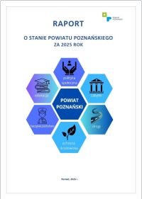 strona tytułowa raportu o stanie powiatu za 2025 rok
